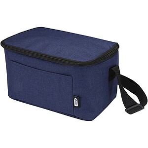 Tundra 6-can GRS RPET cooler bag 5L, heather navy