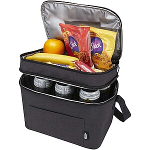 Tundra GRS RPET double compartments cooler bag 13L, heather charcoal