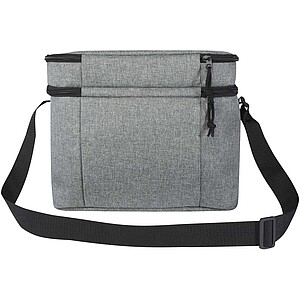 Tundra GRS RPET double compartments cooler bag 13L, heather grey
