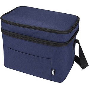 Tundra GRS RPET double compartments cooler bag 13L, heather navy