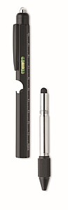 Twist action spirit level pen