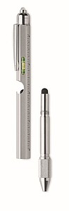Twist action spirit level pen