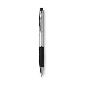 Twist and touch ball pen, matt silver