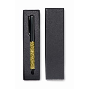 Twist metal ballpen in box, green