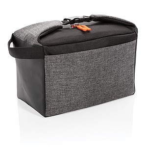 Two tone cooler bag,grey
