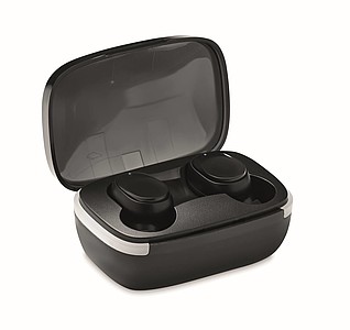 TWS earbuds with charging case