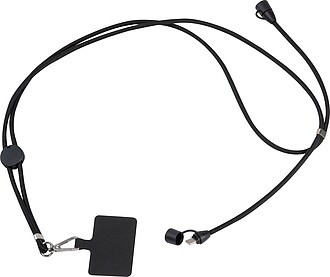 Type-C charging cable lanyard, black