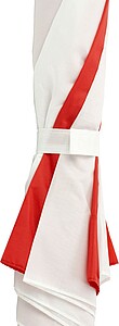 Umbrella with crook handle.Red/white