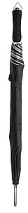 Umbrella with silver undersideBlack/silver