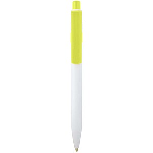Unica recycled plastic ballpoint pen (blue ink), lime green