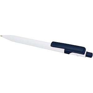 Unica recycled plastic ballpoint pen (blue ink), navy