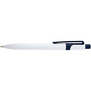 Unica recycled plastic ballpoint pen (blue ink), navy