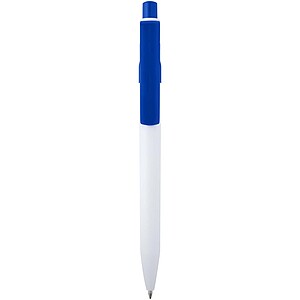 Unica recycled plastic ballpoint pen, royal blue