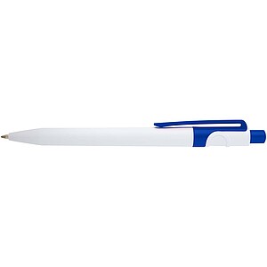 Unica recycled plastic ballpoint pen, royal blue