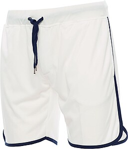 Unisex Bermuda PAYPER GAME, white/navy, size M