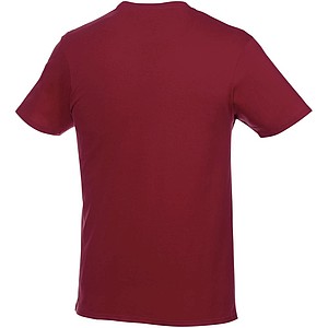 Unisex Heros T-shirt with short sleeves, burgundy red, L
