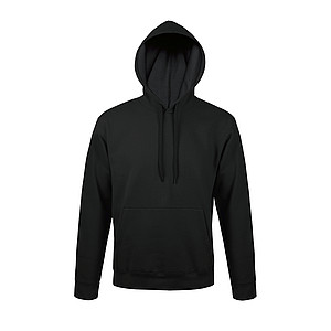 UNISEX HOODED SWEATSHIRT SNAKE, BLACK, L