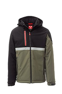 Unisex winter jacket Payper WISE PAD, army green, size L