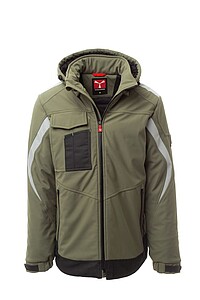 Unisex winter jacket Payper WONDER PAD, army green, size XXS