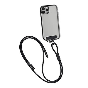 Universal phone lanyard, black
