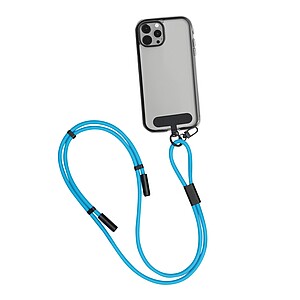 Universal phone lanyard, blue
