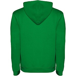 Urban kids hoodie, green with white details, 11/12 years
