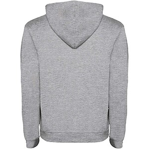 Urban kids hoodie, grey with black details, 3/4 years