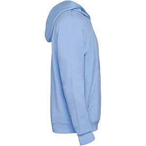 Urban kids hoodie, light blue with white details, 11/12 years