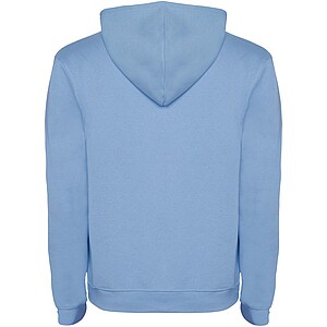 Urban kids hoodie, light blue with white details, 3/4 years