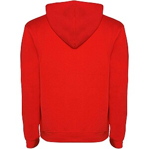 Urban kids hoodie, red with black details, 3/4 years