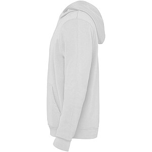 Urban kids hoodie, white with blue details, 11/12 years