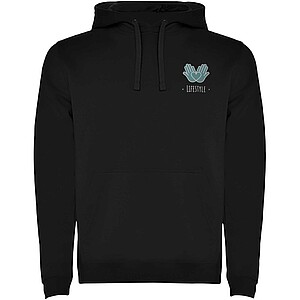 Urban mens hoodie, black, M