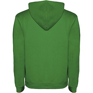 Urban mens hoodie, green with white details, XS