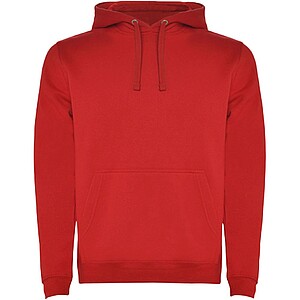 Urban mens hoodie, red, M