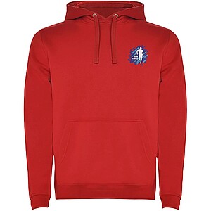 Urban mens hoodie, red, XS