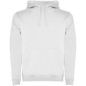 Urban mens hoodie, white, M