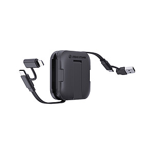 Urban Vitamin 100W stand with retractable cable, black