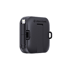 Urban Vitamin 100W stand with retractable cable, black