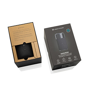 Urban Vitamin Anaheim RCS recycled 10W speaker 15W charger, black