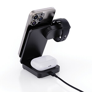 Urban Vitamin Arcadia RCS rplastic 15W 3in1 magnetic charger, black