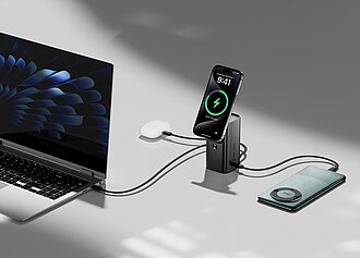 Urban Vitamin Sunnyvale 100W 15.000mAh magnetic powerbank, grey