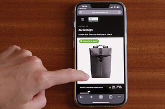 Urban Water Resistant Flap-top Backpack, black, grey