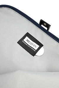 Urban Water Resistant Flap-top Backpack, navy, black