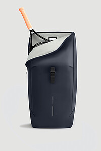 Urban Water Resistant Flap-top Backpack, navy, black