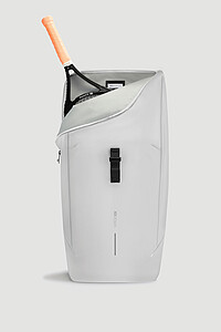 Urban Water Resistant Flap-top Backpack, off white, black