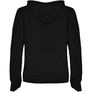 Urban womens hoodie, black with grey details, S