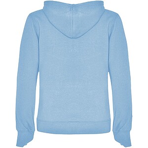 Urban womens hoodie, light blue with white details, S