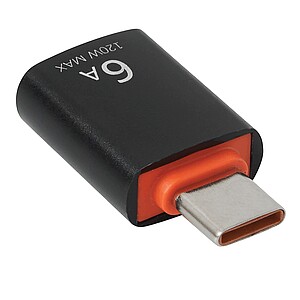 USB adapter plug, black