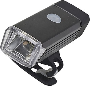USB-charged COB bicycle light.