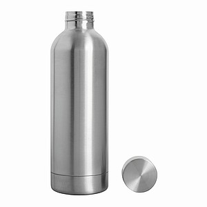 Vacuum bottle, silver